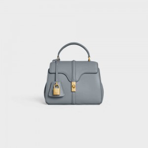 Celine Mini In Satinated Calfskin 16 Mavi Gri | CL-593269