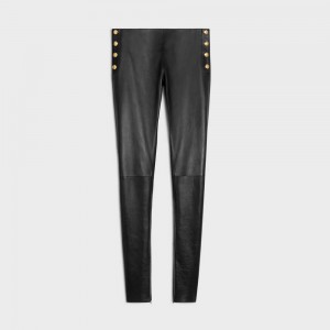 Celine Sıska Jeans In Plongé Leather Siyah | CL-592608