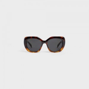 Celine Triomphe 06 In Acetate Güneş Gözlüğü Kahverengi | CL-592406