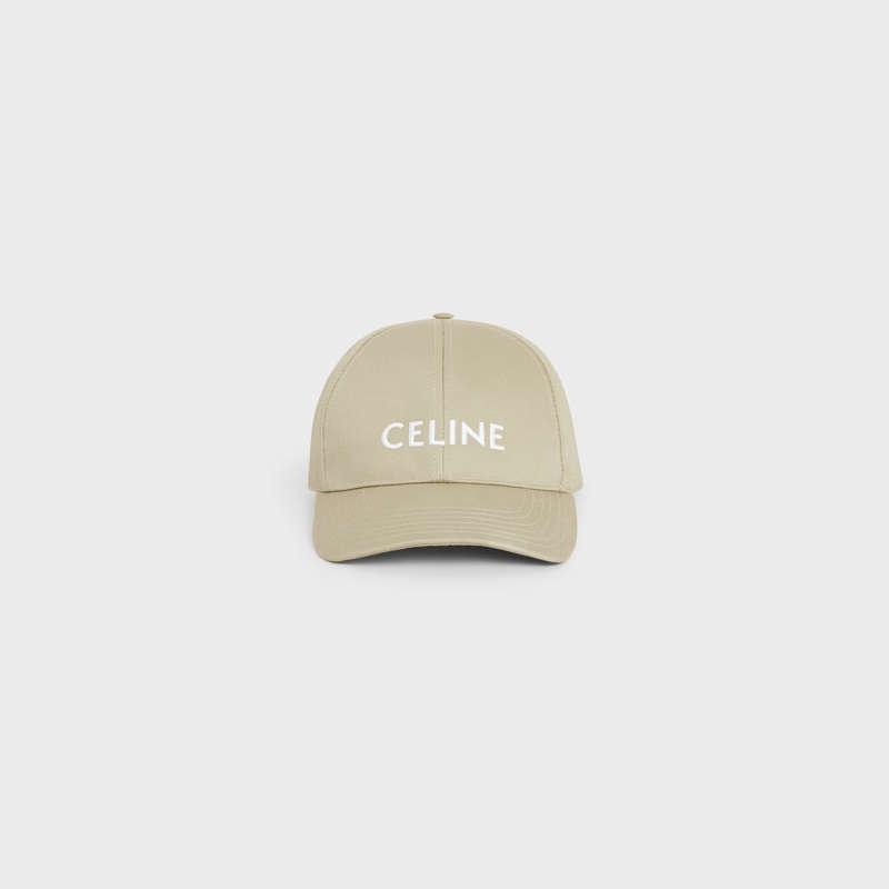 Celine Baseball In Pamuklu Şapka Bej Rengi | CL-591694