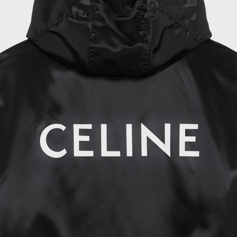 Celine Bomber In Satin-finish Naylon Blousons Siyah | CL-591956