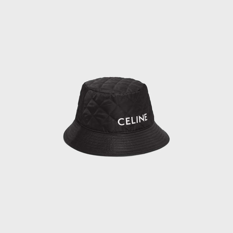 Celine Bucket In Naylon Twill Şapka Siyah | CL-591706