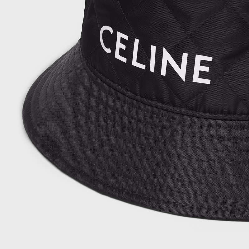 Celine Bucket In Naylon Twill Şapka Siyah | CL-591706