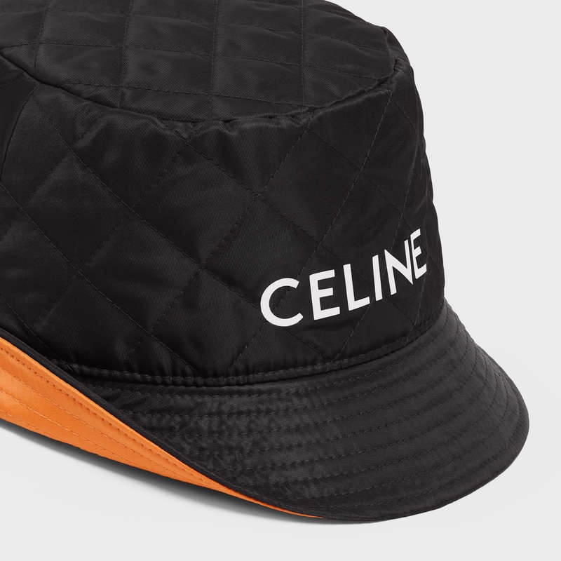 Celine Bucket In Naylon Twill Şapka Siyah | CL-591706