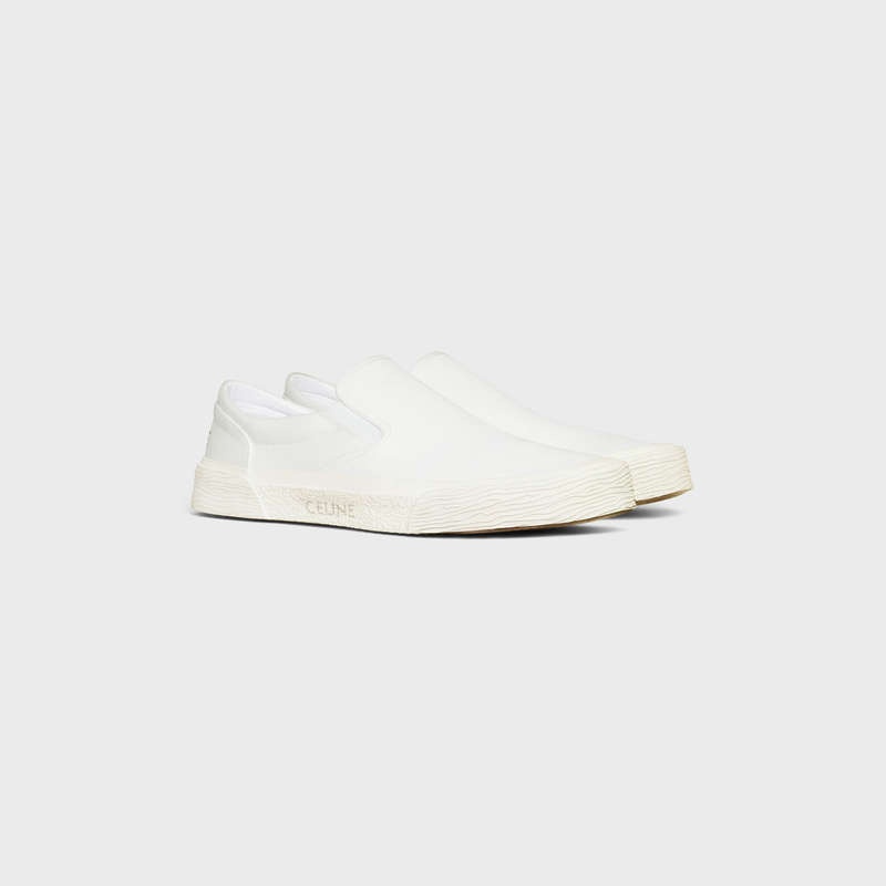 Celine Elliot Slip-on In Kanvas Spor Ayakkabı Beyaz | CL-591914