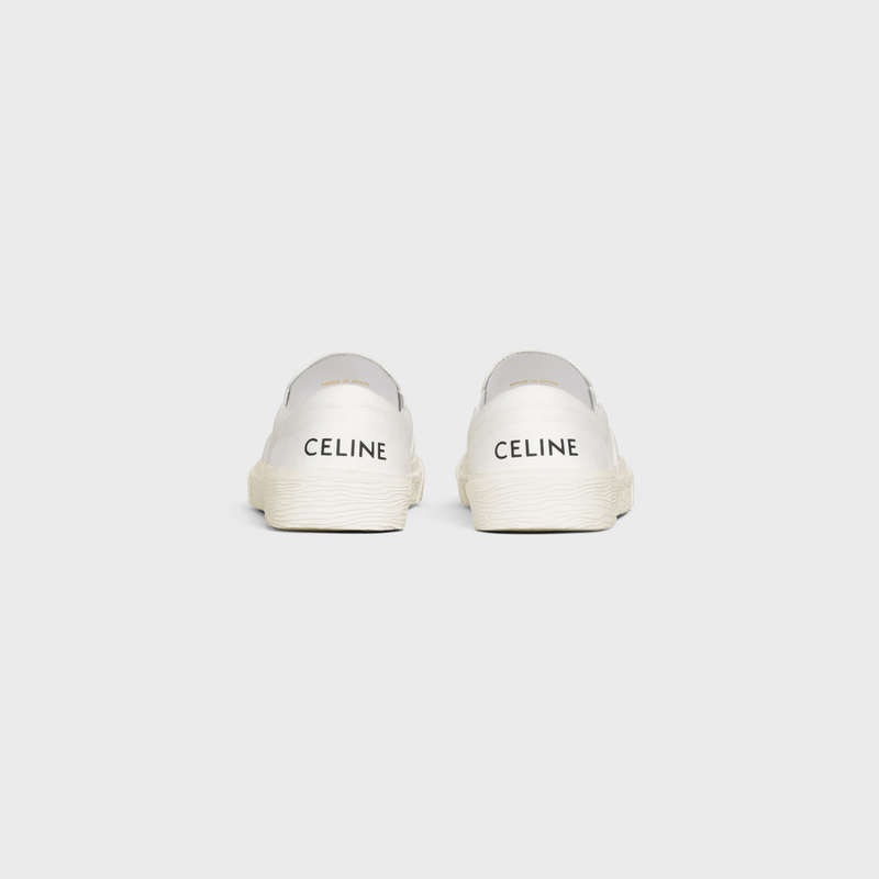 Celine Elliot Slip-on In Kanvas Spor Ayakkabı Beyaz | CL-591914