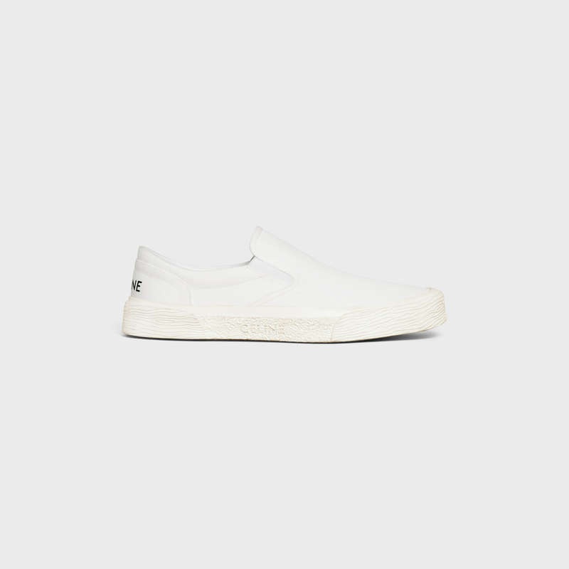 Celine Elliot Slip-on In Kanvas Spor Ayakkabı Beyaz | CL-591914