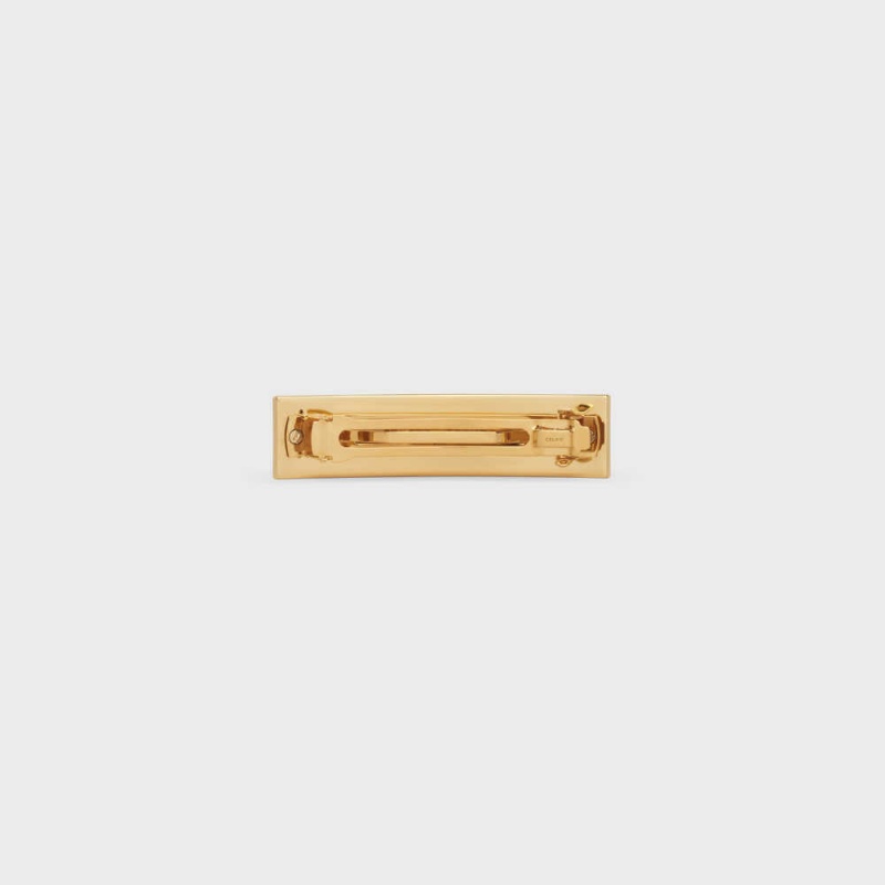 Celine Hair Clip In Brass And Steel With Gold Finish Saç aksesuarları Altın | CL-592324