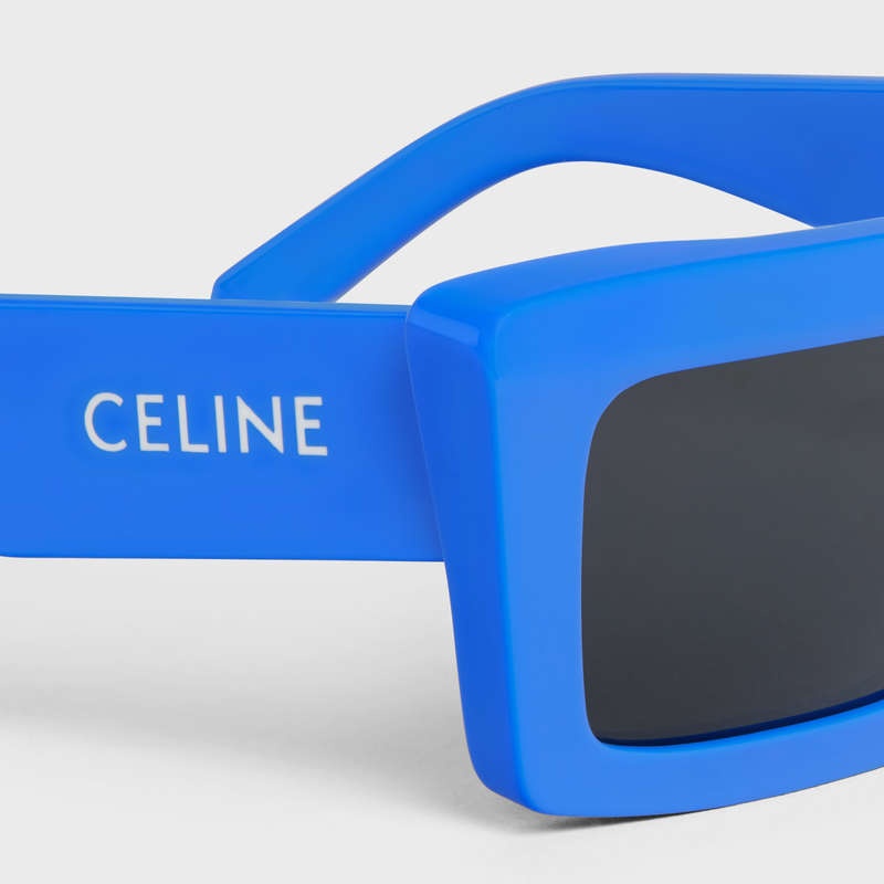 Celine Monochroms 02 In Acetate Güneş Gözlüğü Kraliyet Mavisi Mavi | CL-591751