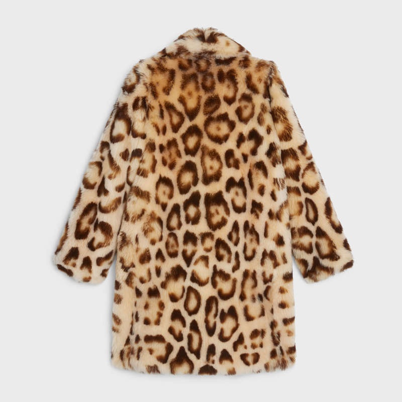 Celine Peain Leopard-print Cashmere Kaban Leopar | CL-591981