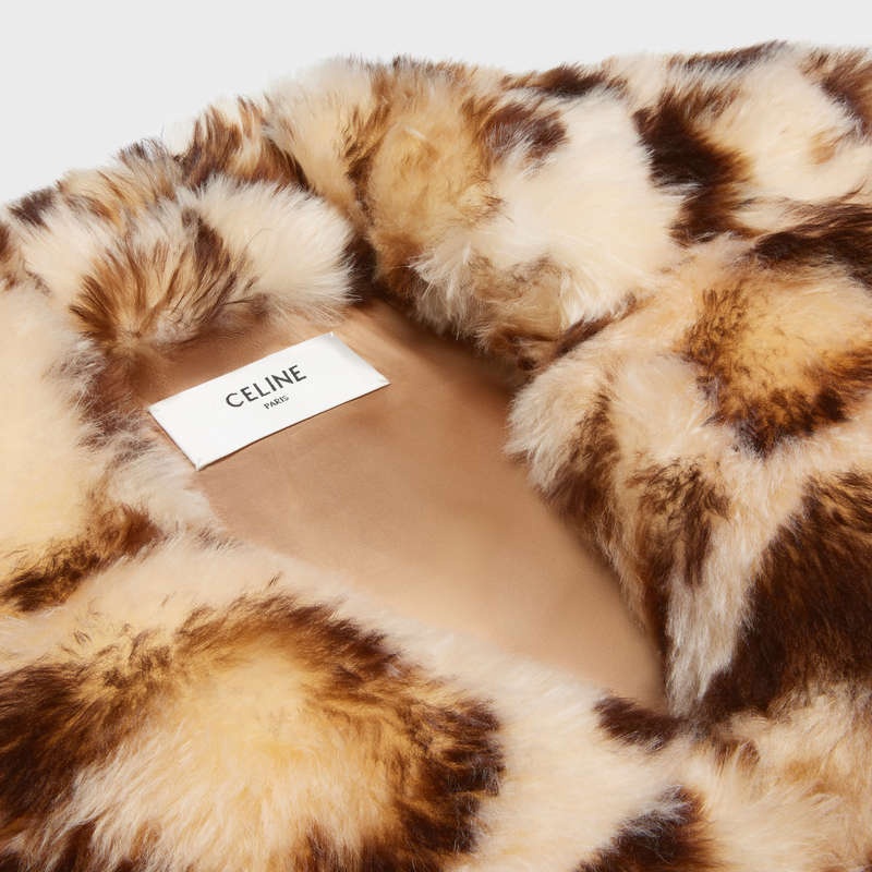 Celine Peain Leopard-print Cashmere Kaban Leopar | CL-591981