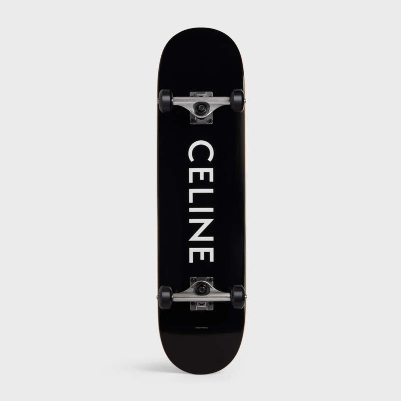 Celine Skateboard Logo Print Lifestyle Siyah | CL-591678