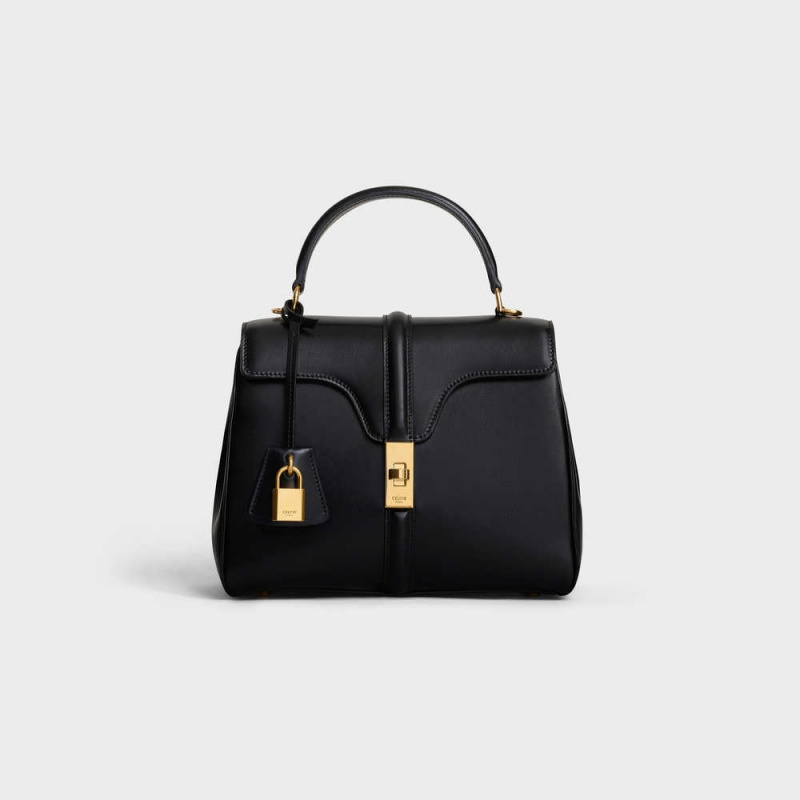 Celine Small Bag In Satinated Calfskin 16 Siyah | CL-593275