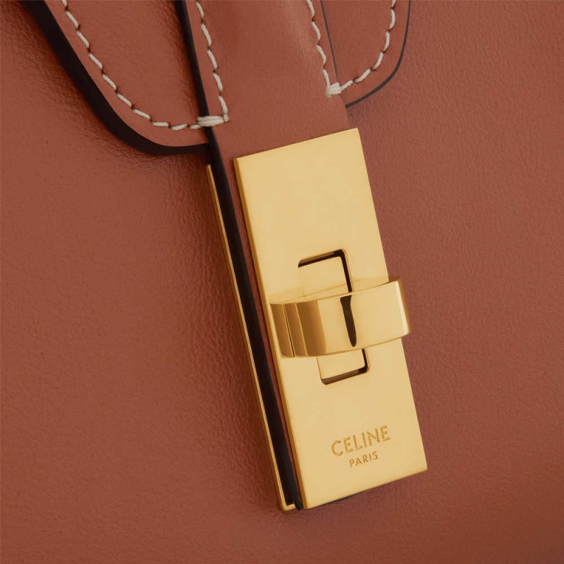 Celine Teen Soft In Smooth Calfskin 16 Kahverengi | CL-593262