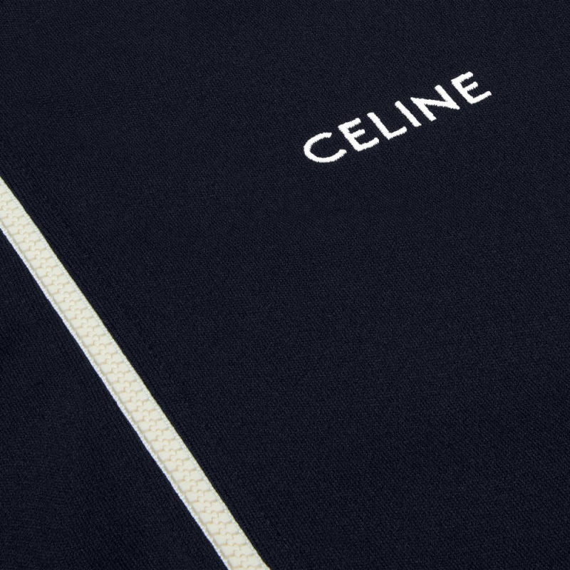 Celine Tracksuit In Double Face Jersey Tişörtü Beyaz | CL-592799