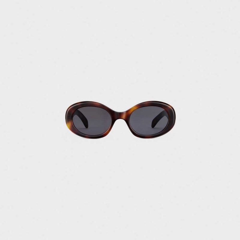 Celine Triomphe 01 In Acetate Güneş Gözlüğü Kahverengi | CL-592380