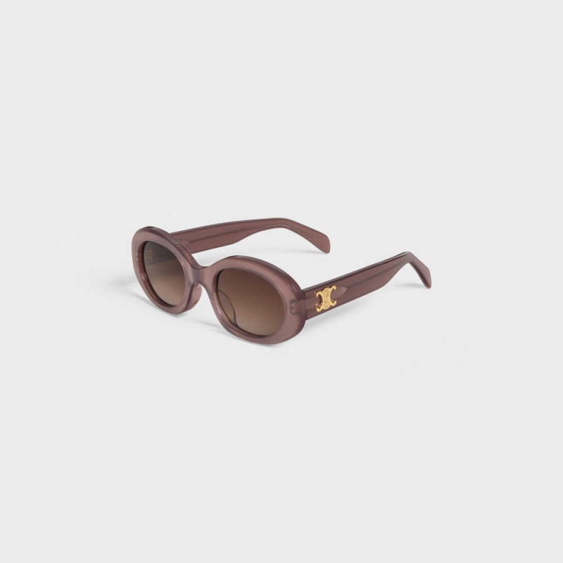 Celine Triomphe 01 In Acetate Güneş Gözlüğü Krema | CL-592382