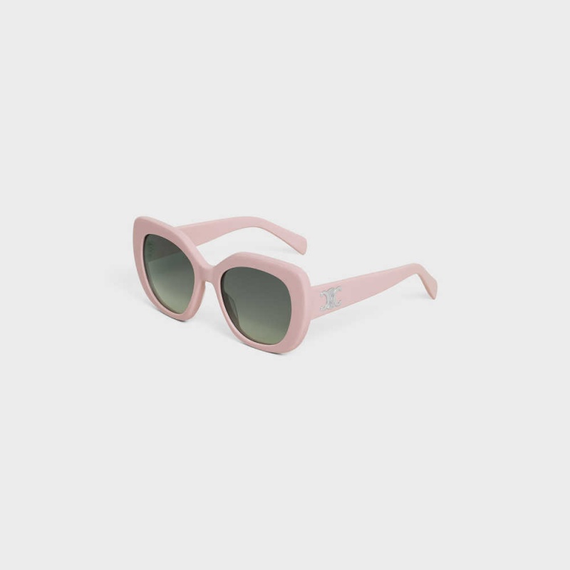 Celine Triomphe 06 In Acetate Güneş Gözlüğü Pembe | CL-592385