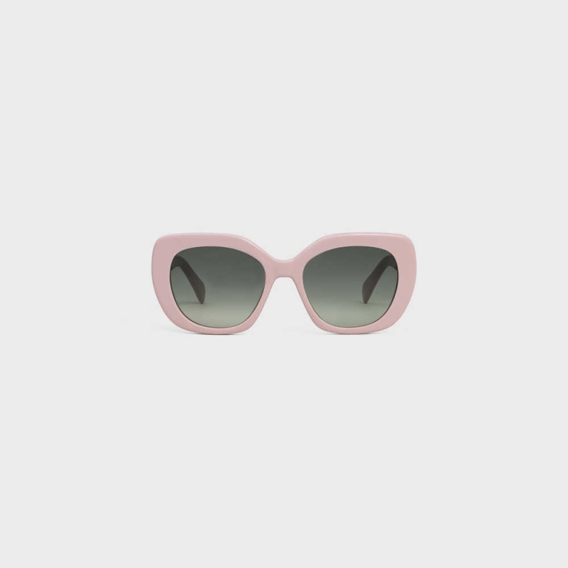 Celine Triomphe 06 In Acetate Güneş Gözlüğü Pembe | CL-592385